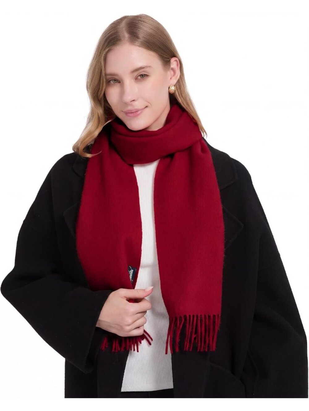 Cozy 100% Merino Wool Scarf for Women & Men | Warm, Lightweight Winter Accessory